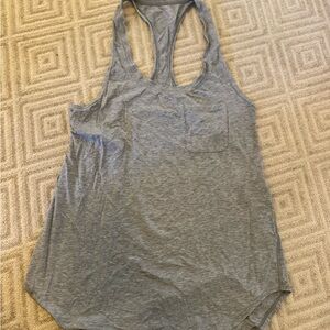 lululemon athletica Light Gray Tank Top